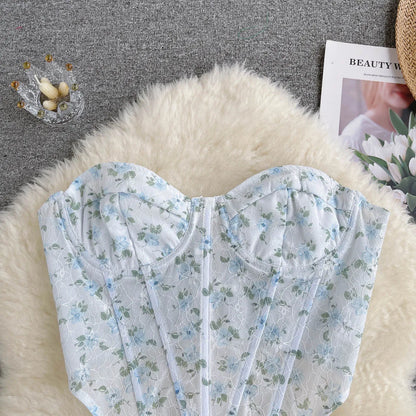 Corset Slim Tank Top Women Fashion