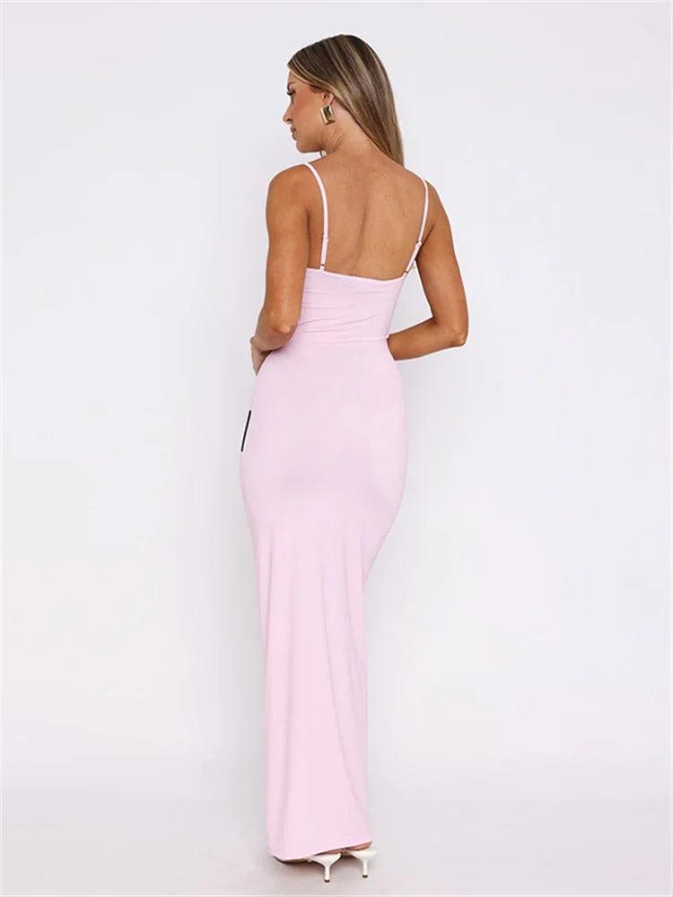 Printed Slim Fashion Halter Dresses Women - DALI