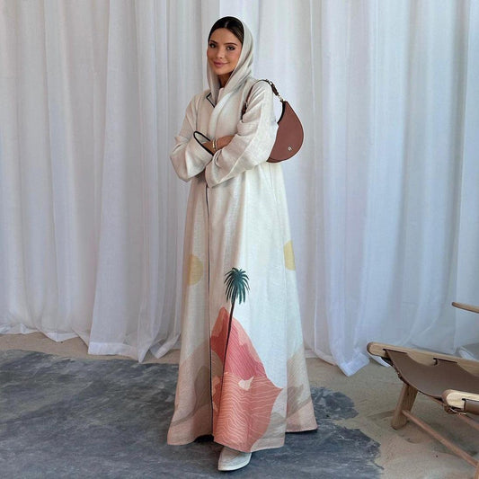 Muslim Fashion Robe Abaya Cardigan Coat - DALI