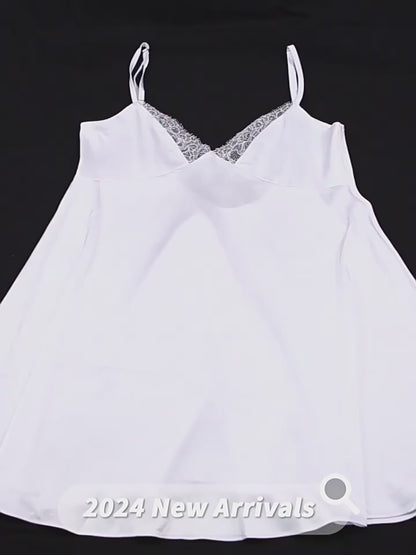 V-Neck Lace Backless Mini Dress For Women