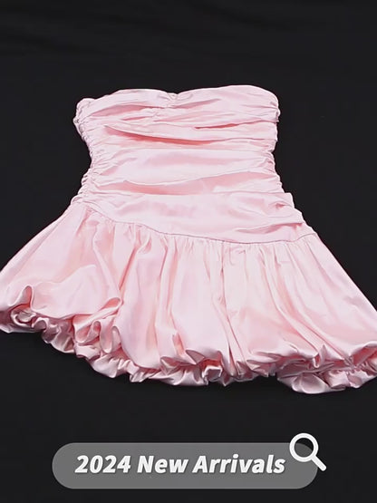 Sexy Strapless Backless Bud Dress For Women